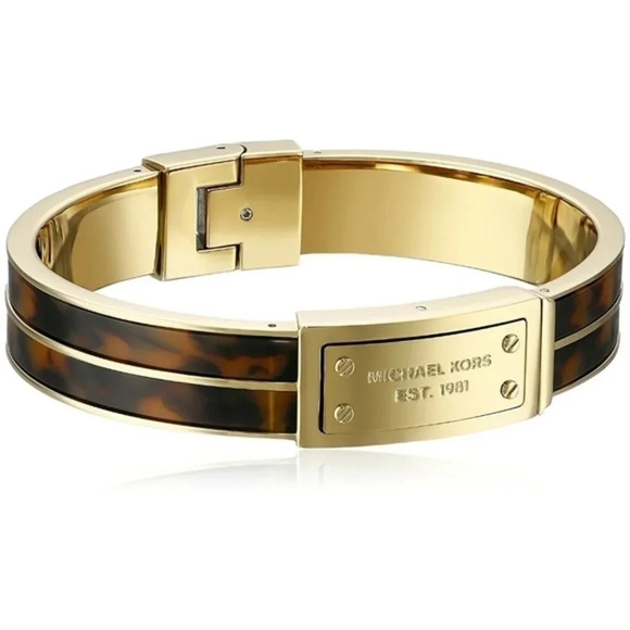 Michael Kors Jewelry - SOLD - MICHAEL KORS TORTOUISE AND GOLD BRACELET